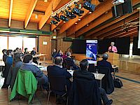Teilnehmerinnen und Teilnehmer an der Veranstaltung in Monheim (Bildrecht: Patrick Abel)